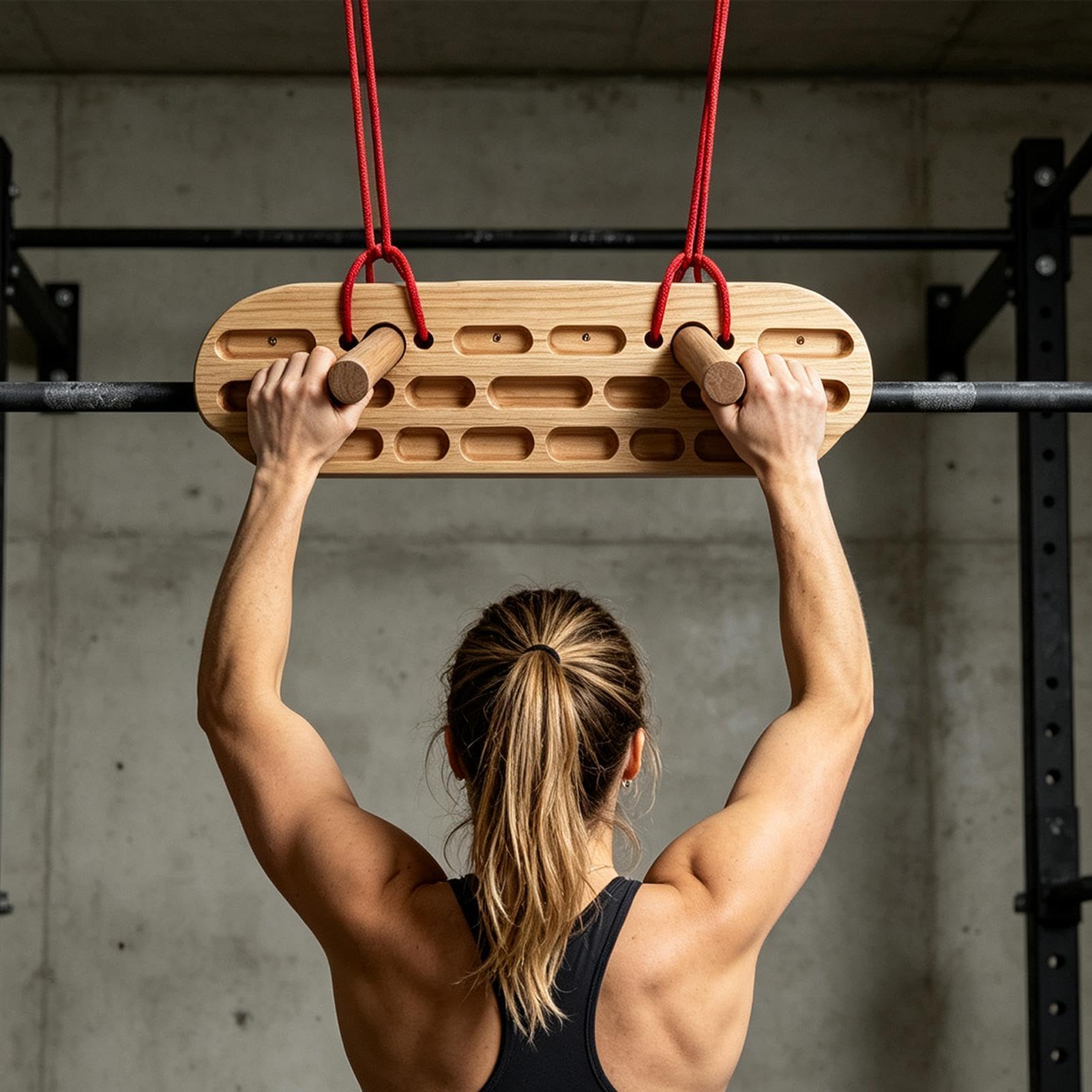 Generisch Hangboard Rock Climbing Wood Finger Strength Training Gear