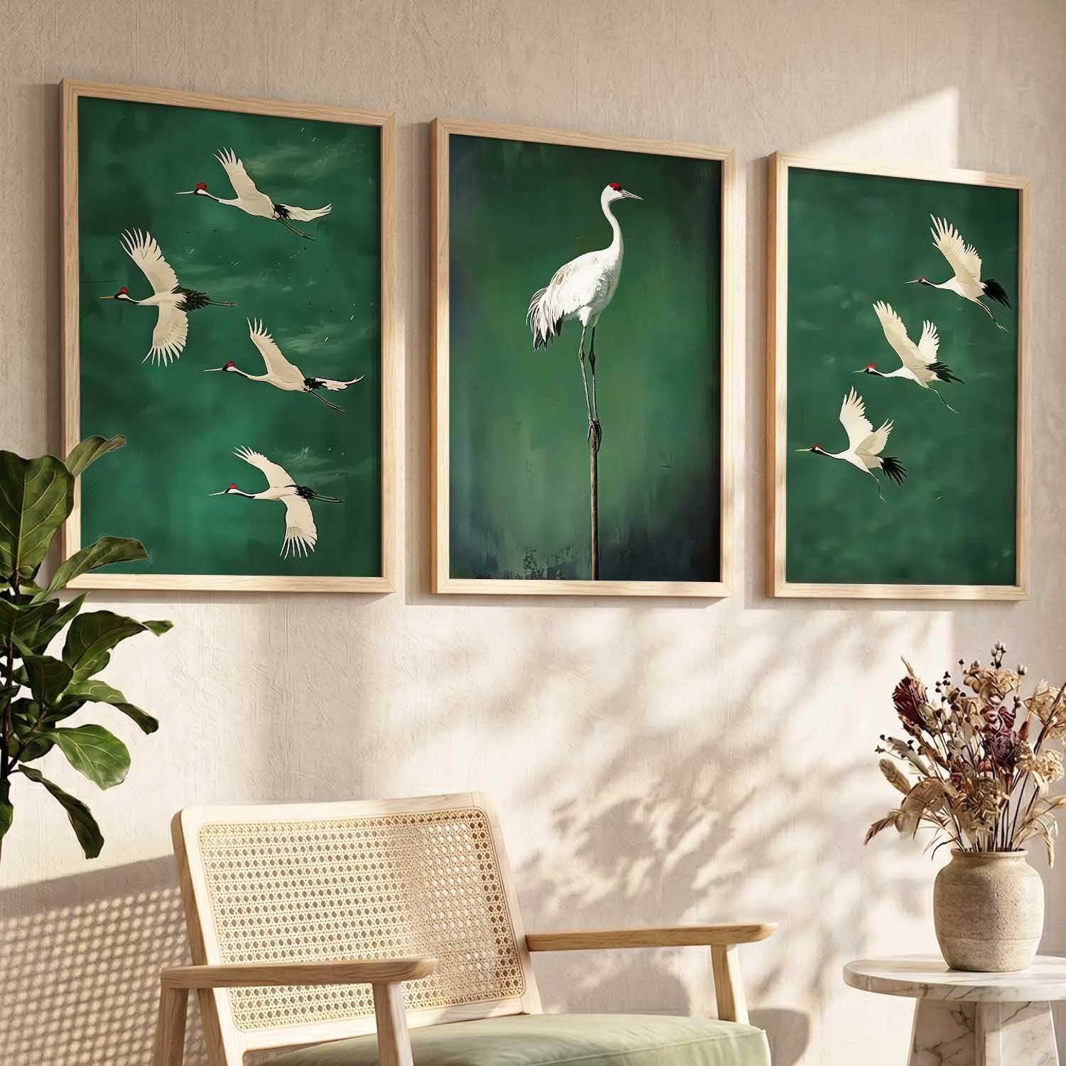 BOHO Wall Art Set - 3 Framed Prints -32 BOHO Wall Art Set - 3 Framed Prints -32