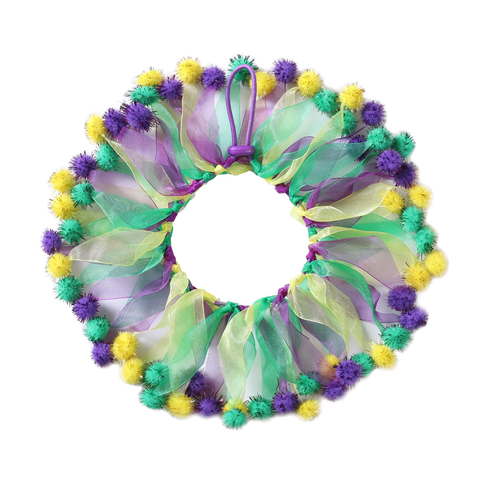 BT Bear Christmas Pet Collar Adjustable Halloween Holiday Costume Collars Dogs Cats Animal Carnival Parties Cosplay Holiday Dress up Purple S - Image 2