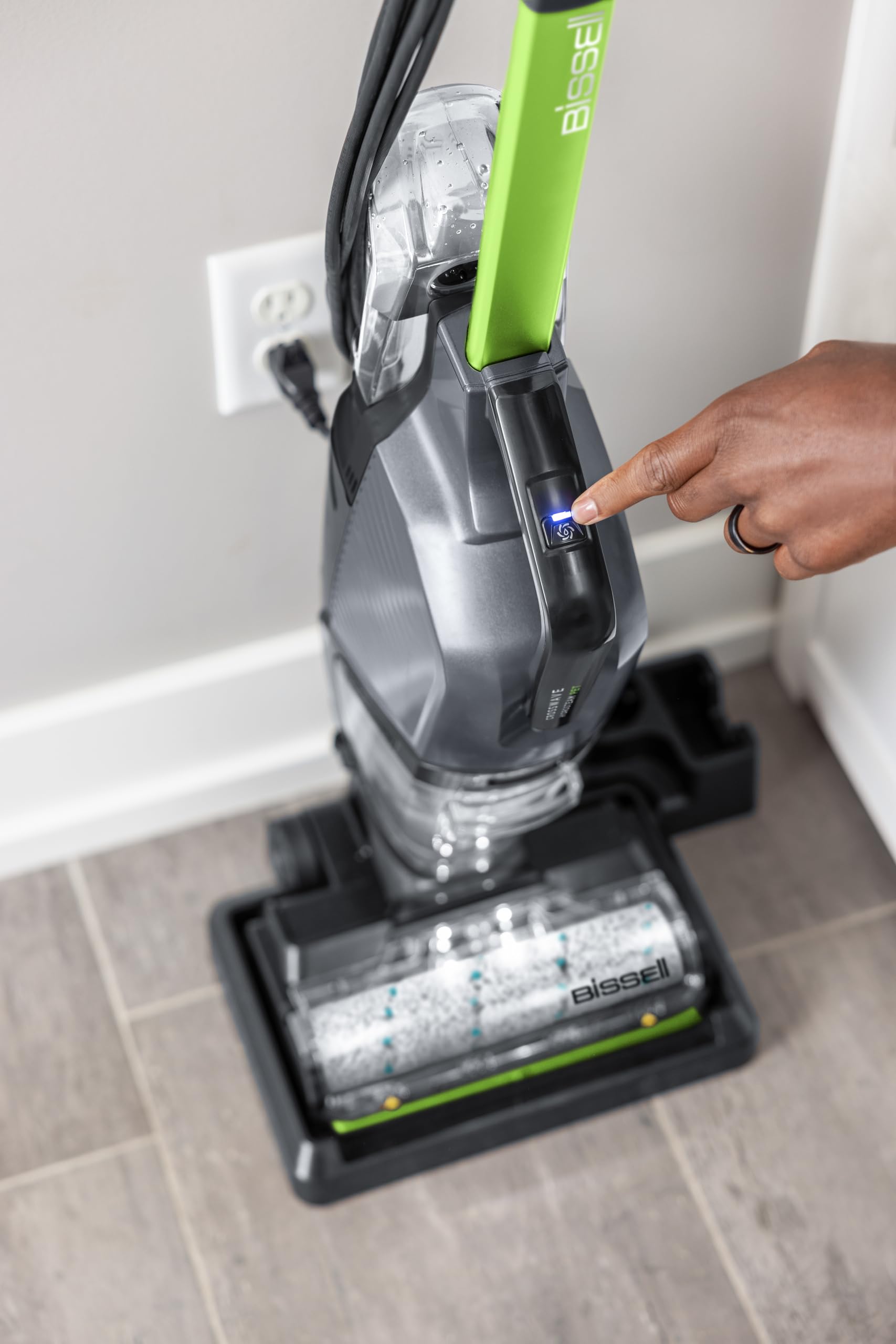 Bissell CrossWave HydroSteam Pet, Aspiradora de Mano con Cable, Aspira, Mopa y Seca, Escoba Vertical Potente, con Modo de Vaporeta, Ideal para Dueños de Mascotas, Limpieza Multisuperficie, 3517N