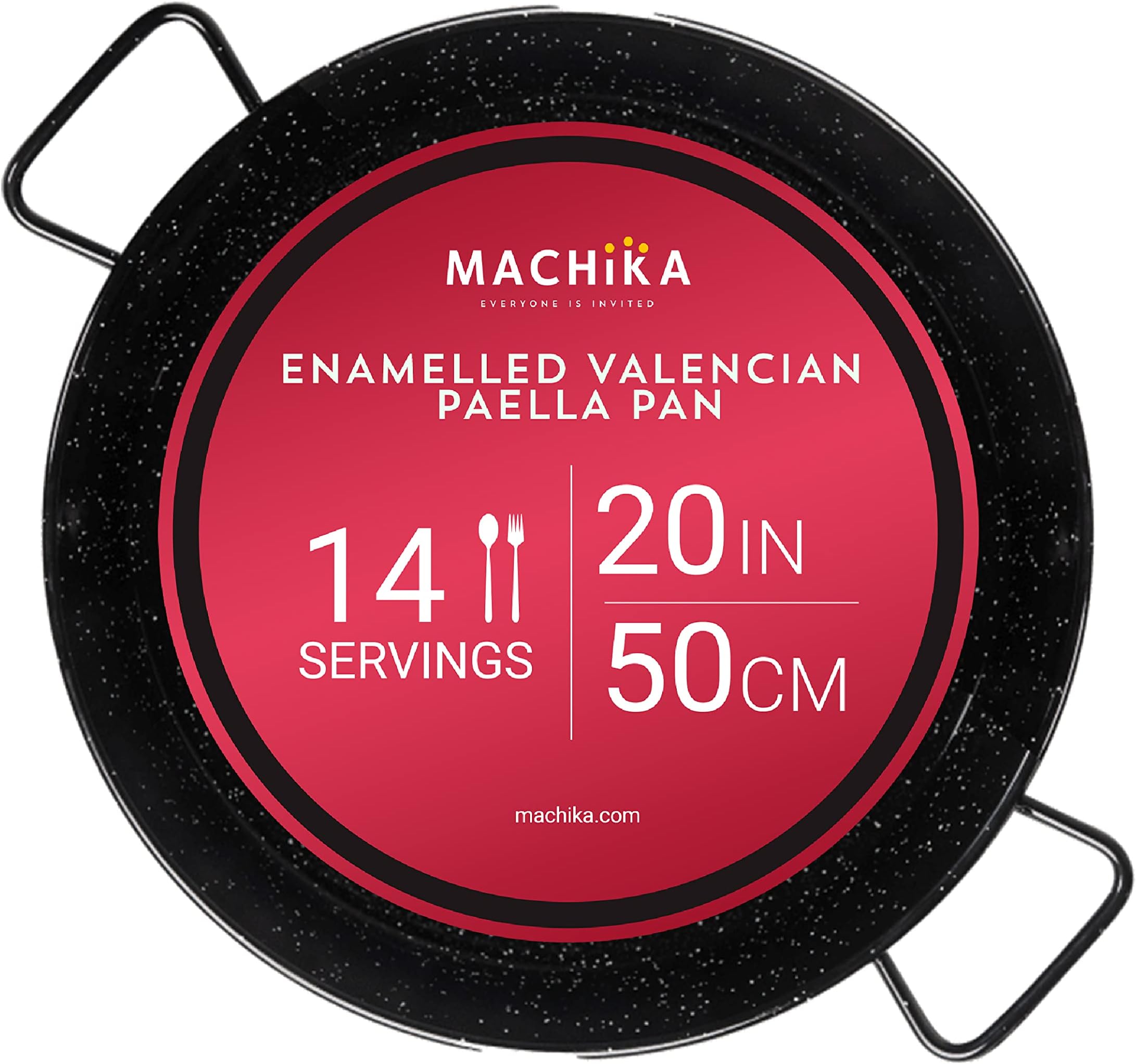 GRILL FORCE 18 Inch Paella Pan and Burner Set, Paella