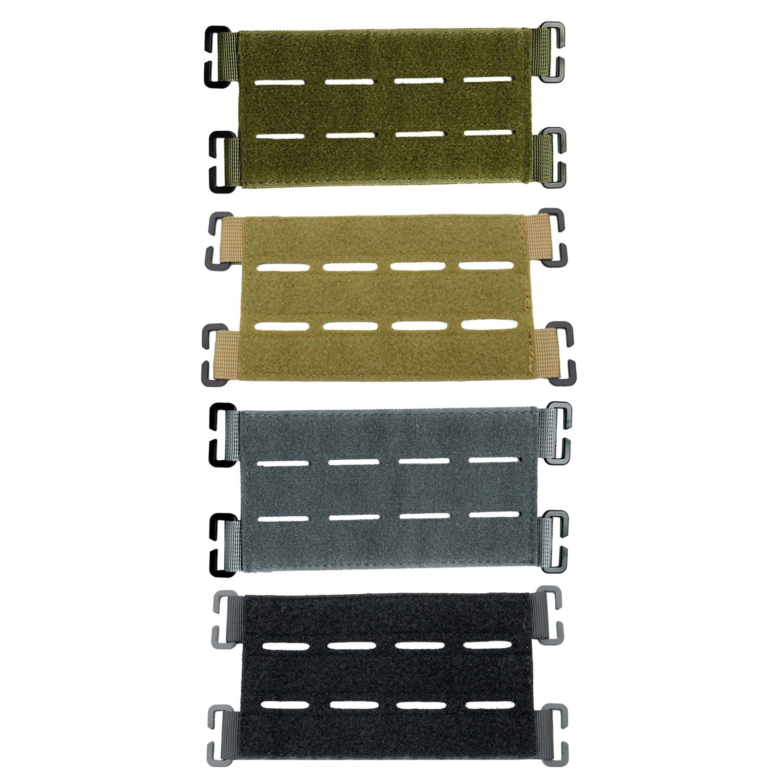 Lot De 3 Panneaux Tactiques Molle 10,5x10,5 Cm - Fixation Pour écussons, Badges Et Patchs - 2