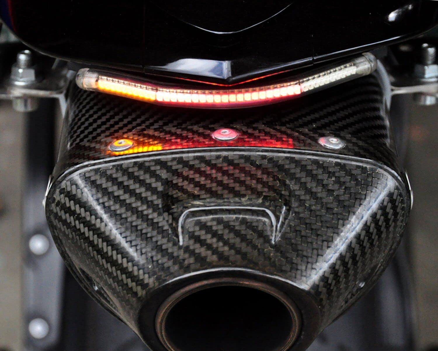 Bikelitez Lightbar fits Kawasaki ZX6R 2007-2008 integrated Lightbar ONLY, motorcycle turn signals, brake, running lights