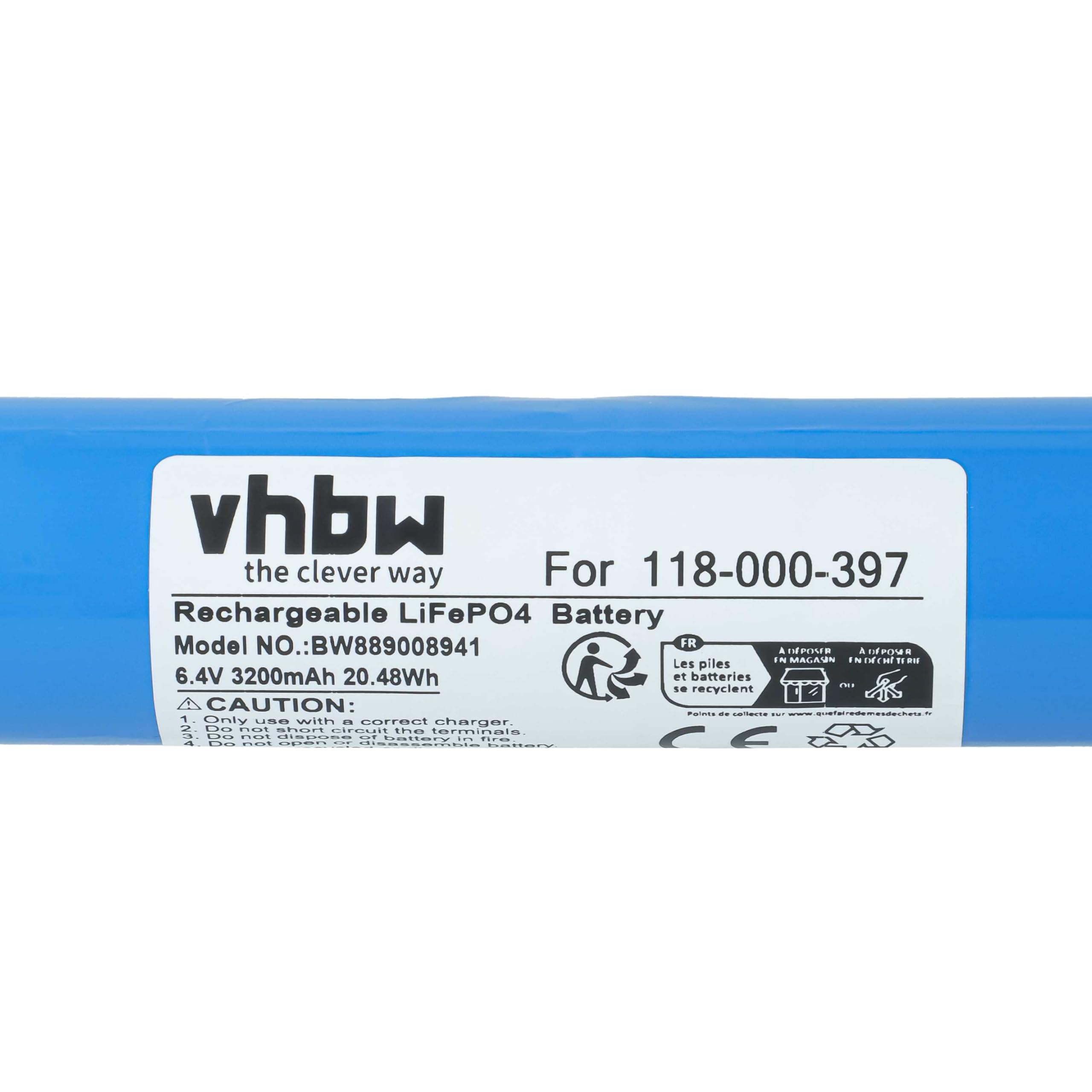 vhbw 2 x akumulator zamienny do Maglite 118-000-397