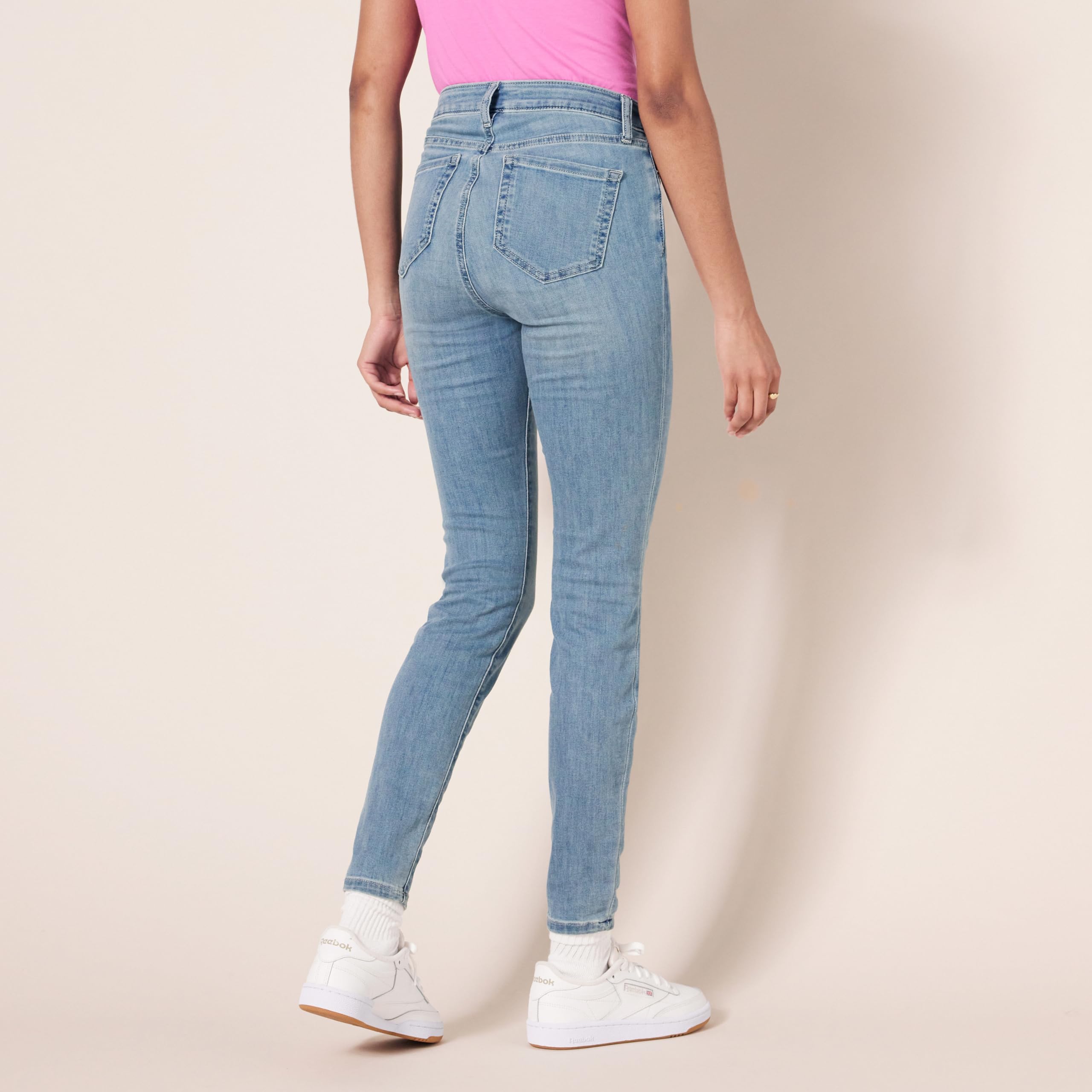 Amazon Essentials Jeans Skinny a Vita Alta - Colori Fuori Produzione Donna