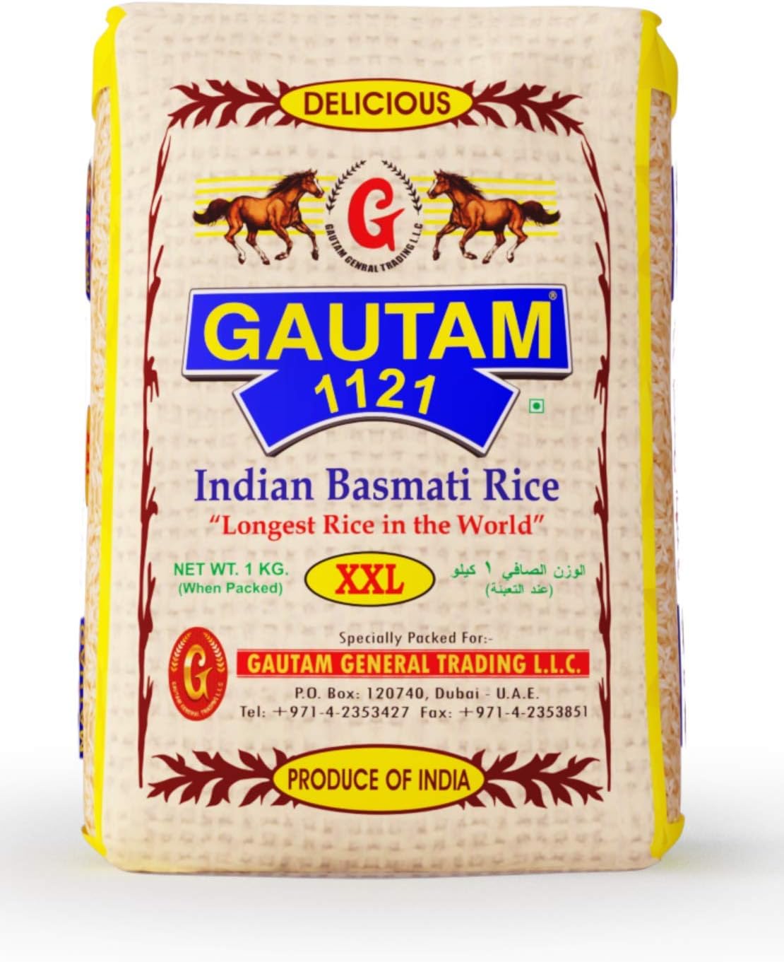 Gautam Basmati Rice XXL (1KG)