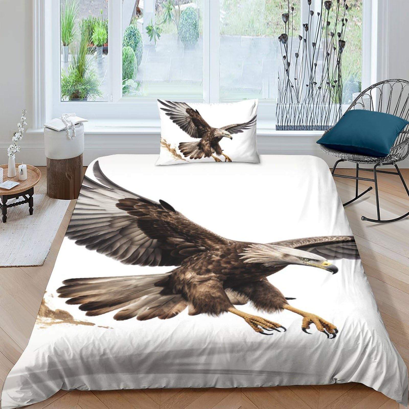 Housse de couette aigle pour transformer une chambre d'ado passionné