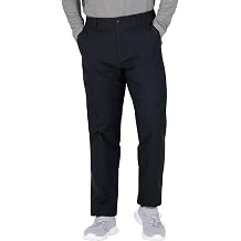 Gerry Mens Water Resistant Fleece Lined Stretch Pants with Zip Pockets and Adjustable Hem