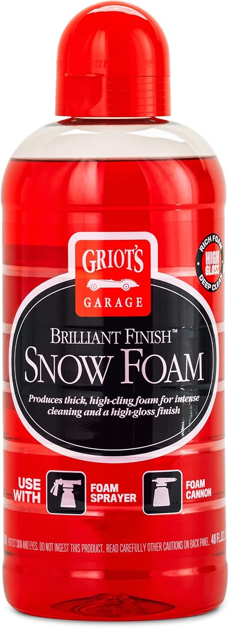 Griot's Garage Brilliant Finish Snow Foam, Foaming Car Wash Soap