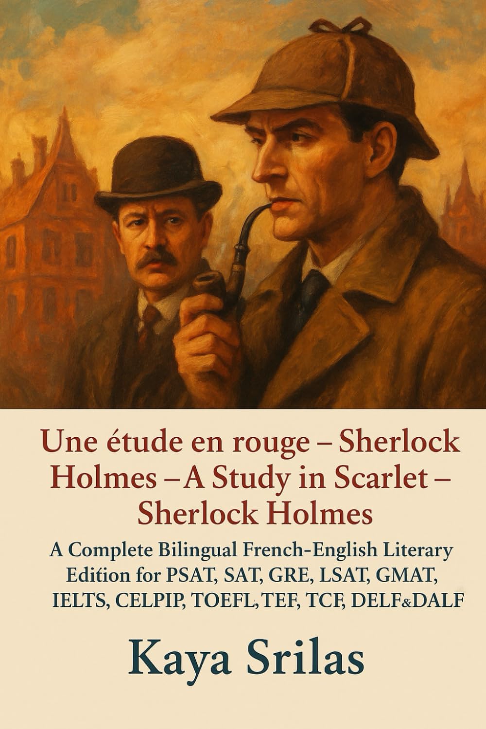 Une étude en rouge — Sherlock Holmes / A Study in Scarlet — Sherlock Holmes: A Complete Bilingual French–English Literary Edition for PSAT, SAT, GRE, ... ) Vocabulary & Reading Comprehension)