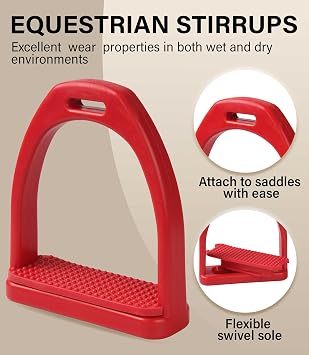 2 Pack Equestrian Stirrups