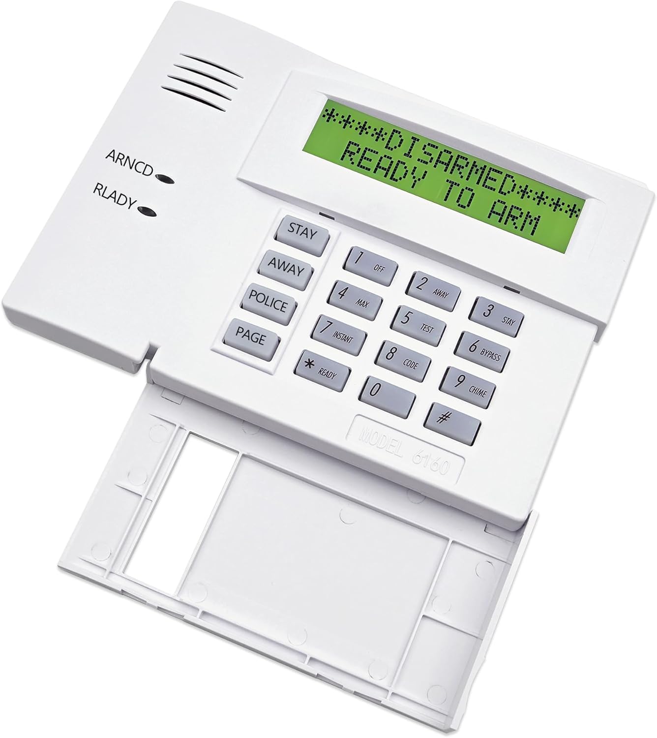 6160 Custom Alpha Alarm Keypad Display, Compatible with Honeywell VISTA-20P/15P/10P and Ademco Systems, Addressable Wired Security Keypad, Replacement for Ademco 6160 Keypad