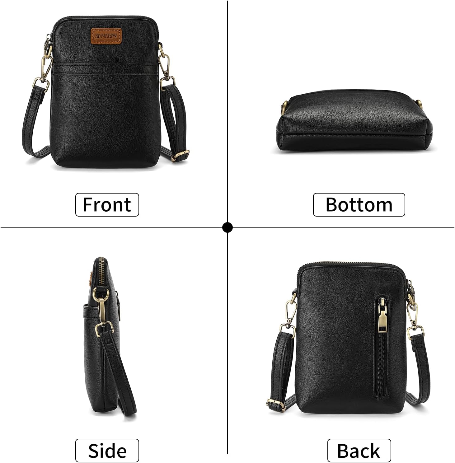 SENDEFN Cell Phone Purses for Women Small Crossbody Bag Shoulder Handbag with Adjustable Strap - Image 8