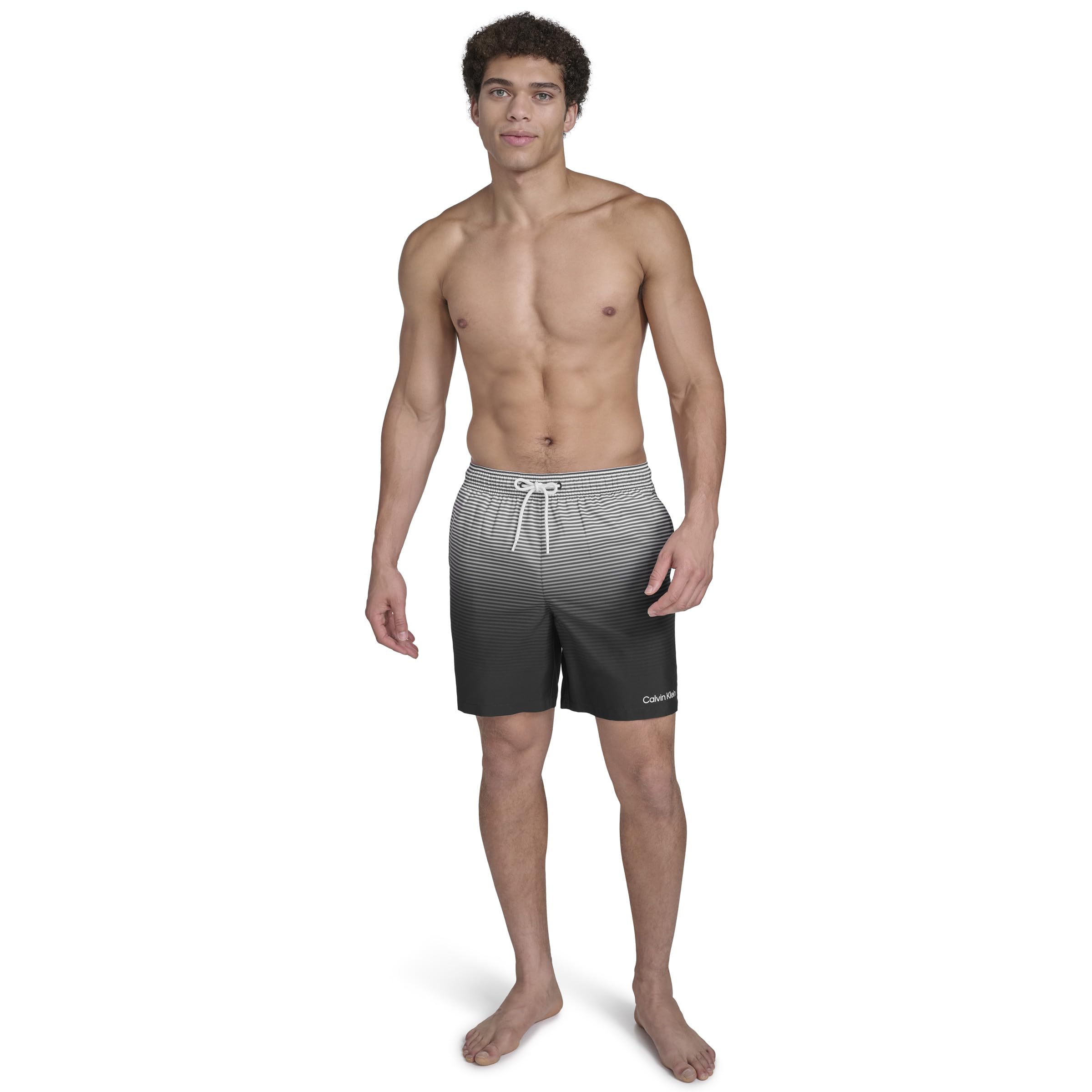 Calvin Klein Volley Quick Dry Lightweight Swim Trunk Costume a Pantaloncino Uomo