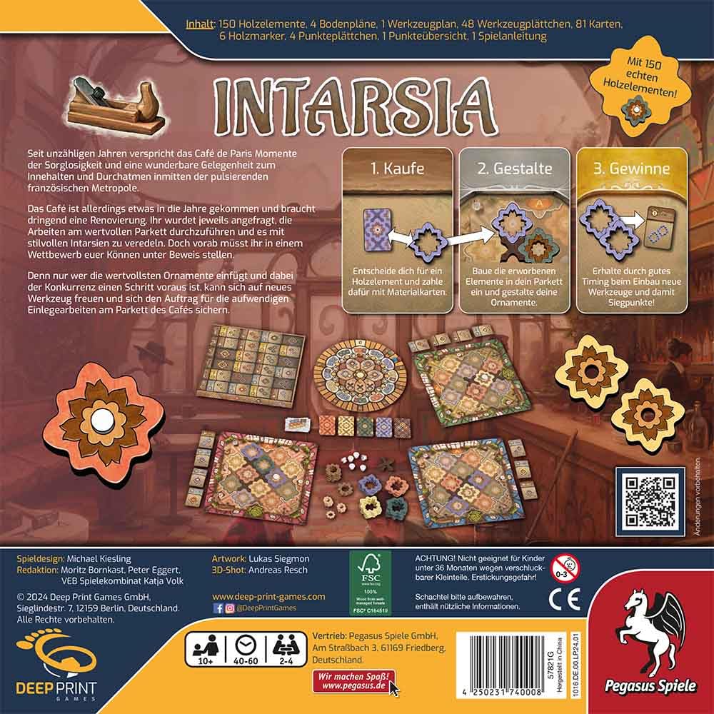Intarsia Deep Print Games
