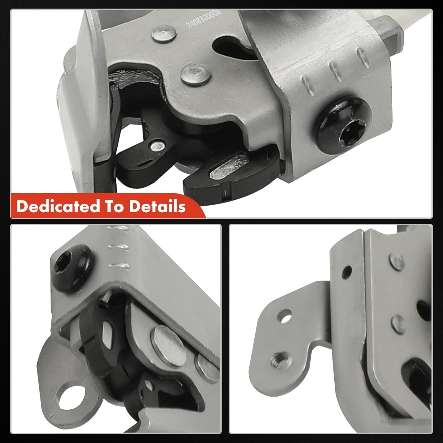 A-Premium Right Rear Upper Door Latch Assembly Compatible with Ford Ranger 1998-2011 - Rear Right Passenger Upper Door Lock Latch AL5Z-13264A26-B