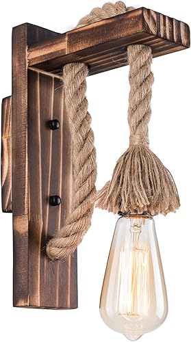 Fetcoi Apliques de pared de granja, aplique de pared rústico para entrada, cocina, comedor, dormitorio, sala de estar