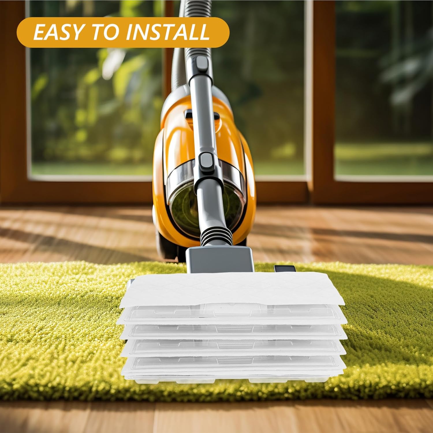 10pcs Reusable Steam Mop Pads Replacement for Compatible Models Vm252 Vm250 Vm200 Vm190 Vc205 Washable Microfiber Cleaning Pads for Floor Steam Mops Accessories for Home Floor Care