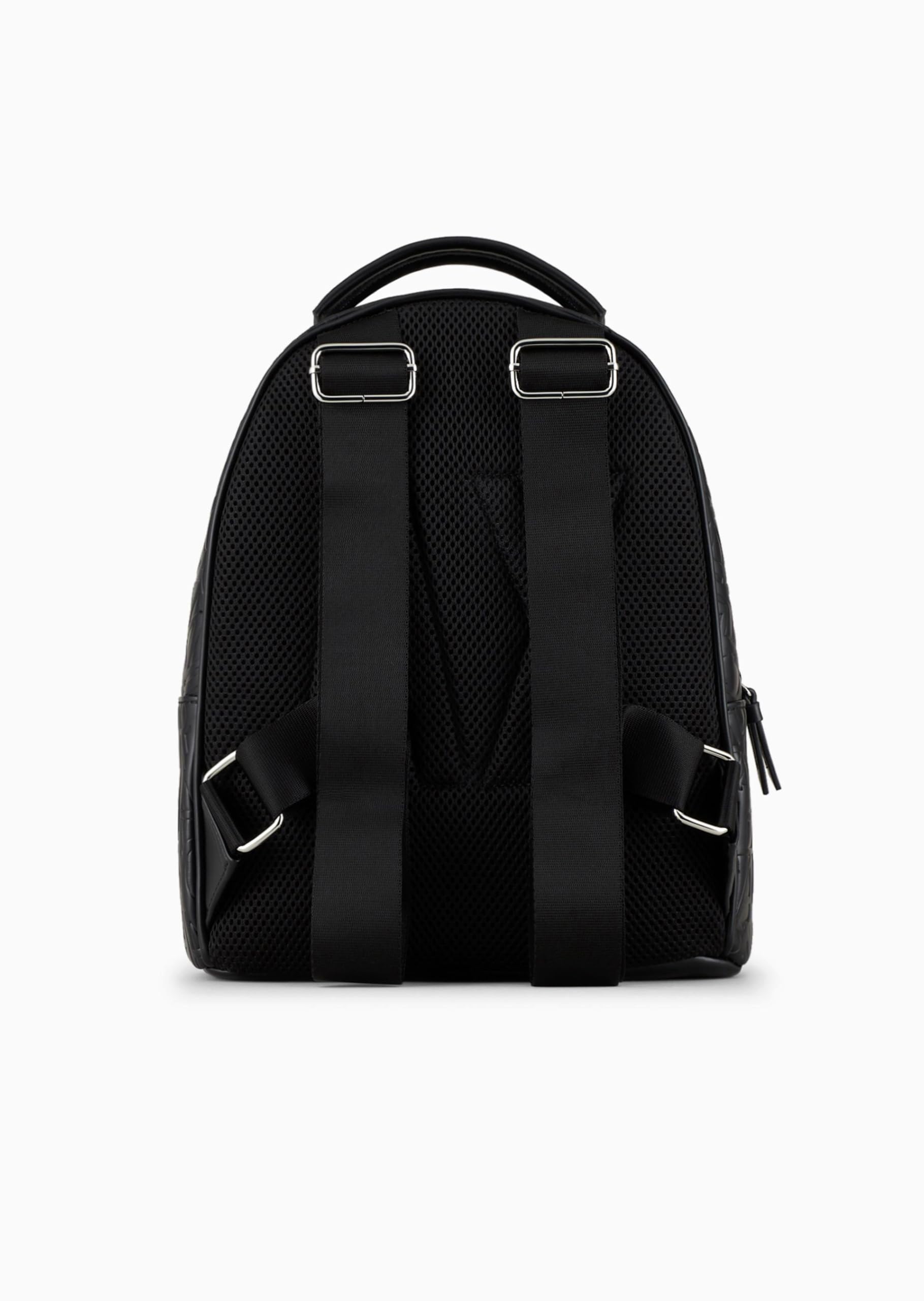 Armani Exchange Kobiety Essential Plecak, Czarny, 33,9 x 27,9 x 17,6 cm