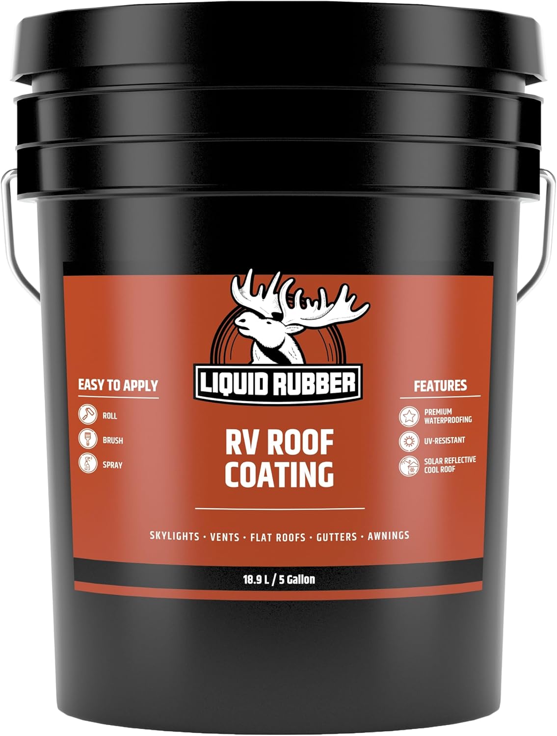 Liquid Rubber RV Roof Coating Solar Reflective Sealant