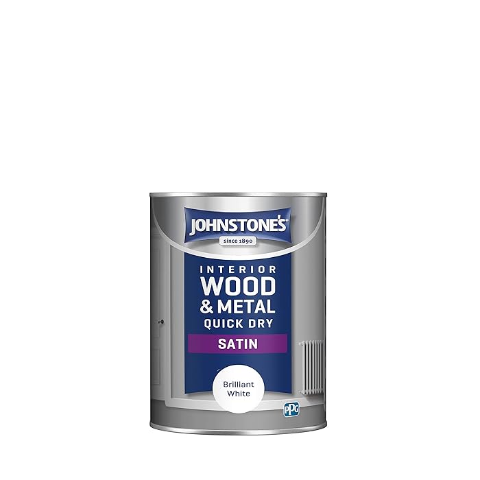 Buy Johnstone's Quick Dry Satin Brilliant White Mid Sheen Water