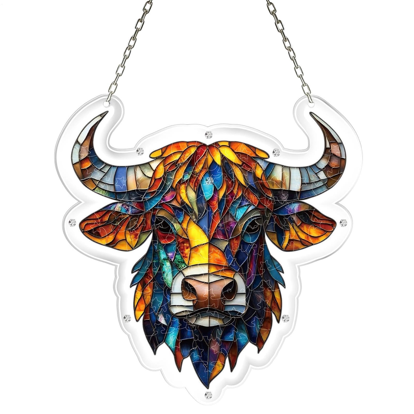 Patrón de Art Ornaments con Chain que refracta la luz solar en terrazas y árboles