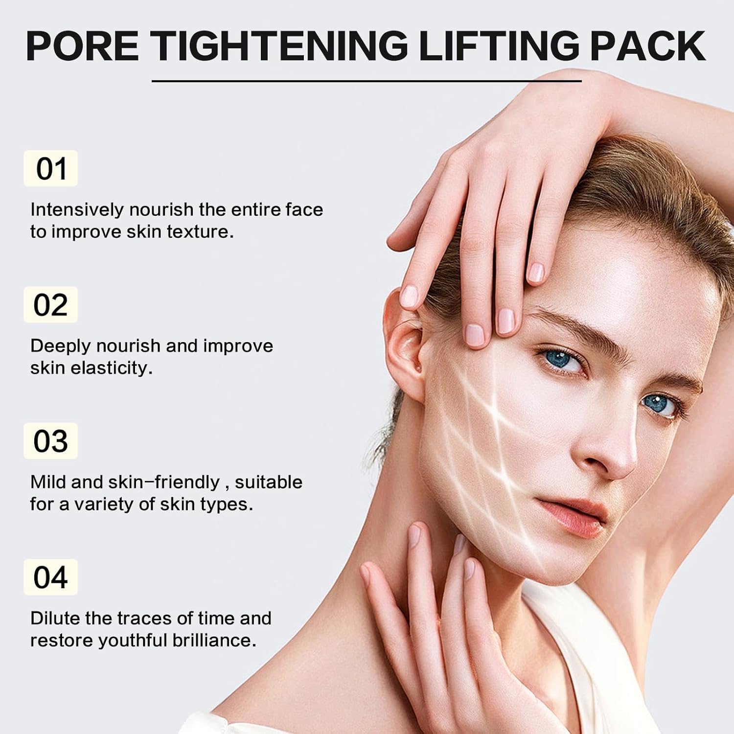 Zombie Facial Mask-New Zombie Mask Skin Care, Hydrating Skincare Face Mask For Smooth Skin Repair,Pore Tightening & Lifting,Firming Skin Wash Off Face Mask (2pcs) - Image 6