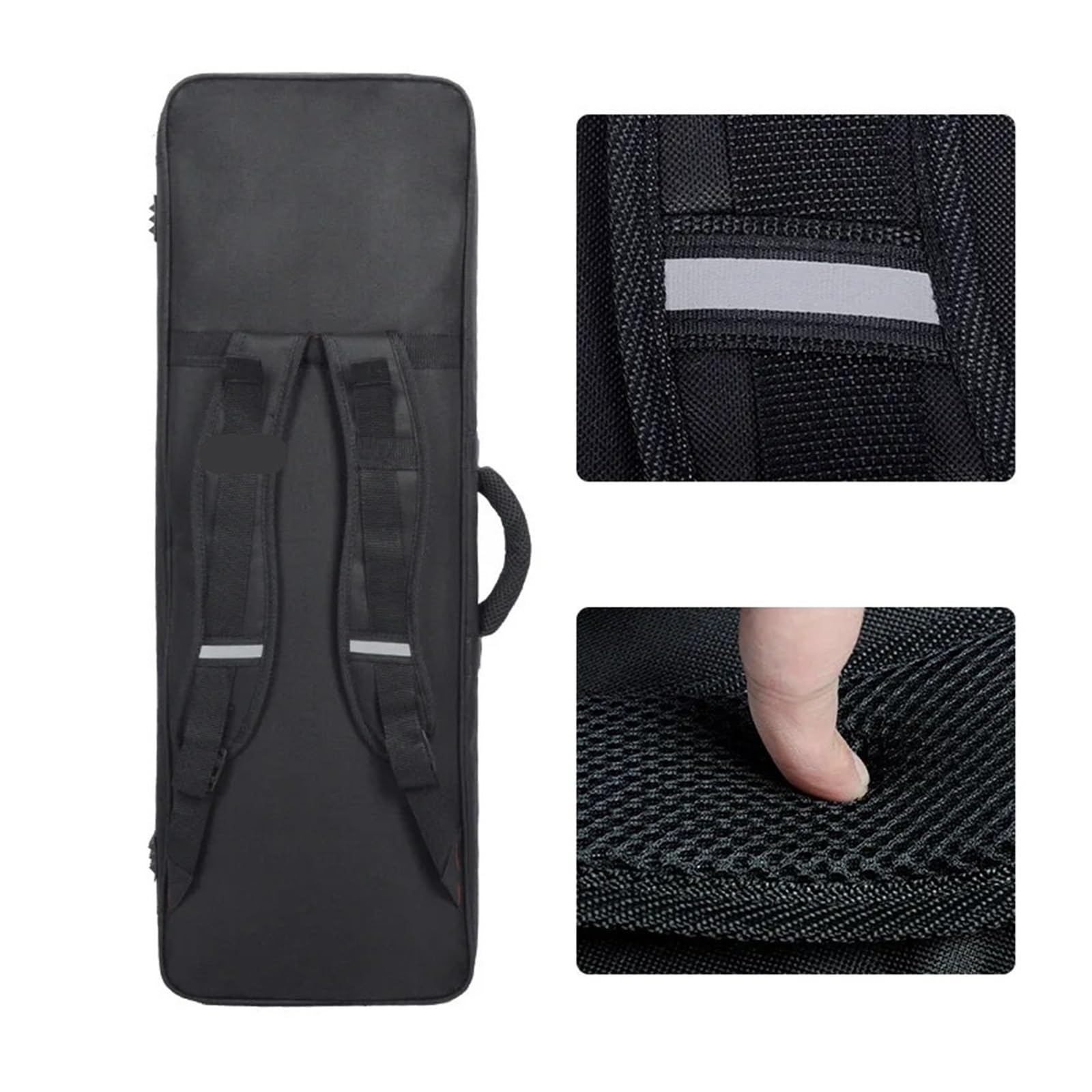 Borsa per Tastiera Custodia universale for tastiera for strumento in nylon ispessito a 49 tasti impermeabile for pianoforte elettronico portatile