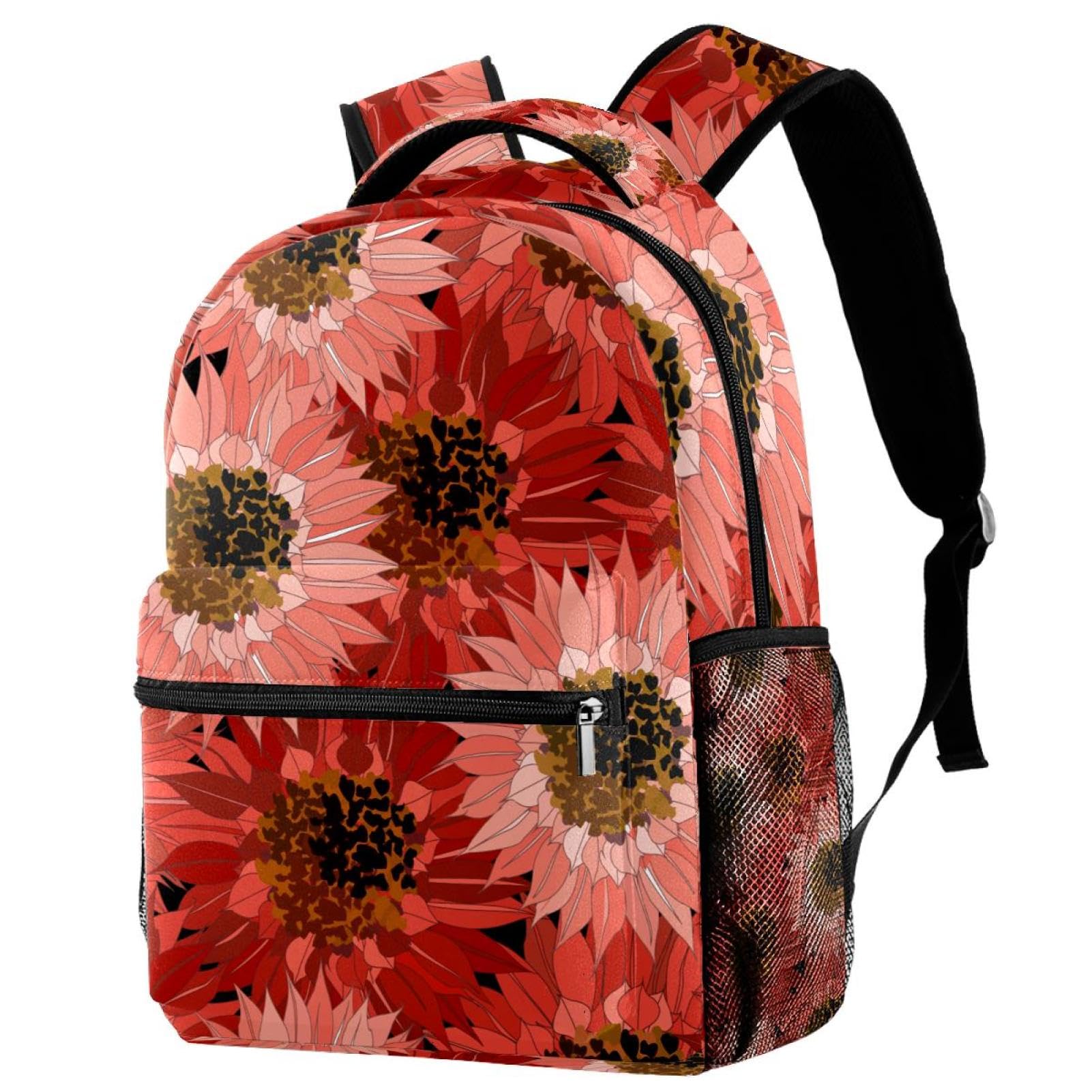 Sac à dos d'école marguerites africaines multicolore 40cm - 7