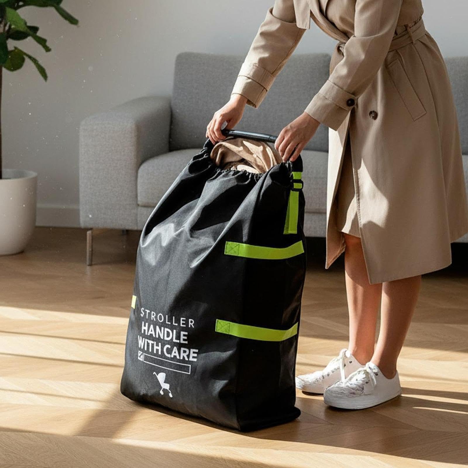 Borsa Da Viaggio per Sedile Aereo, Coprisedile per Auto, Leggera, Multiuso, Organizer per Sedile, Style a