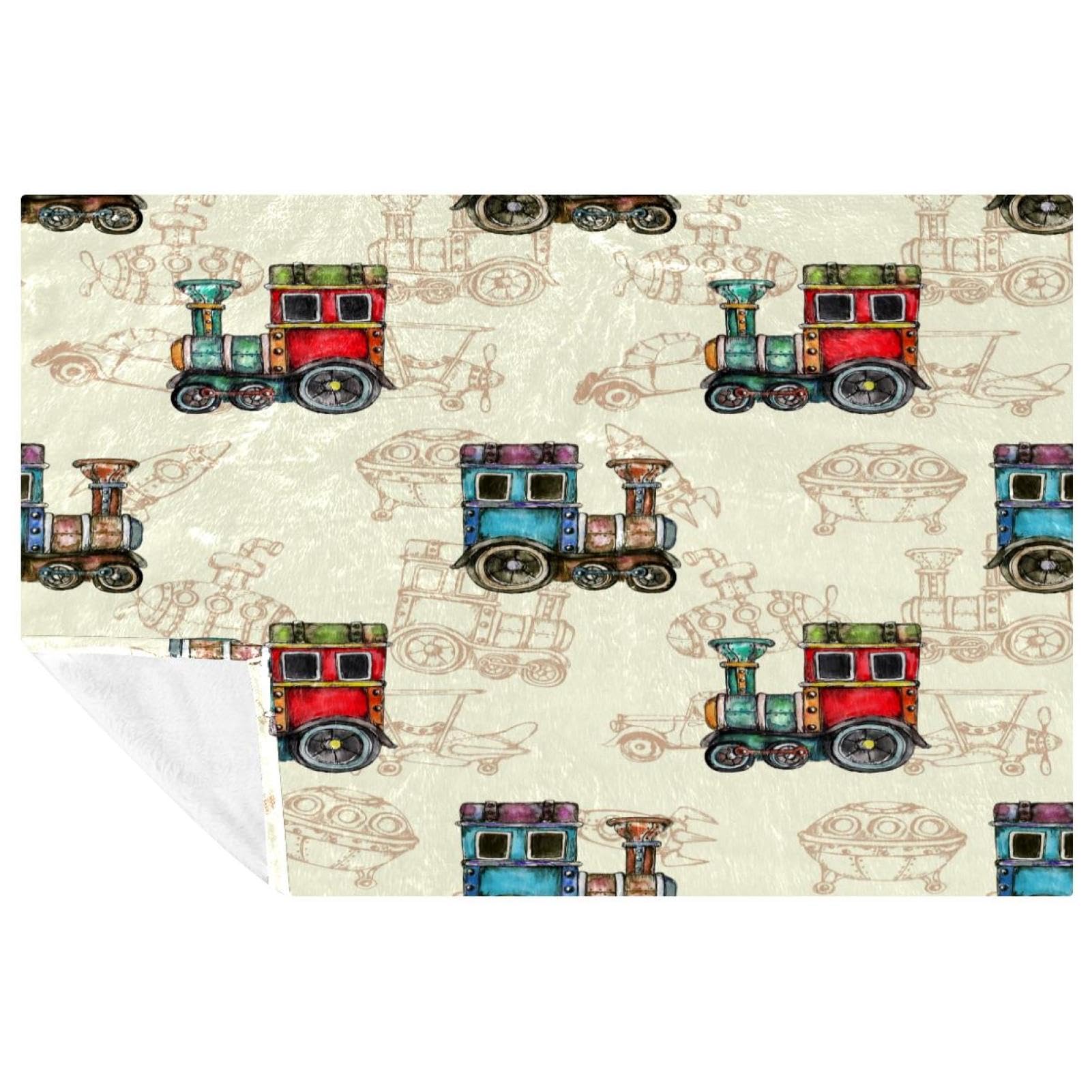 Couverture steampunk contre le froid plaid véhicule rétro doux et chaud