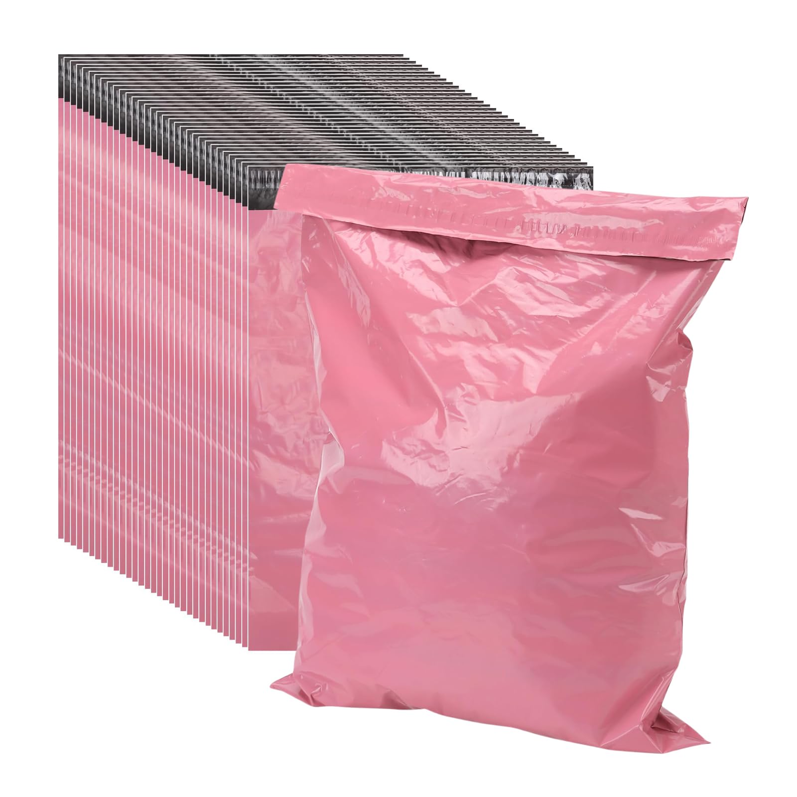 TAICHEUT 100 Pcs 15.75x21.65 Inch Postal Bags, 400x550mm Large Waterproof Self-Seal Plastic Mailing Bags for Clothes Shipping Vinted Platform Parcel Posting