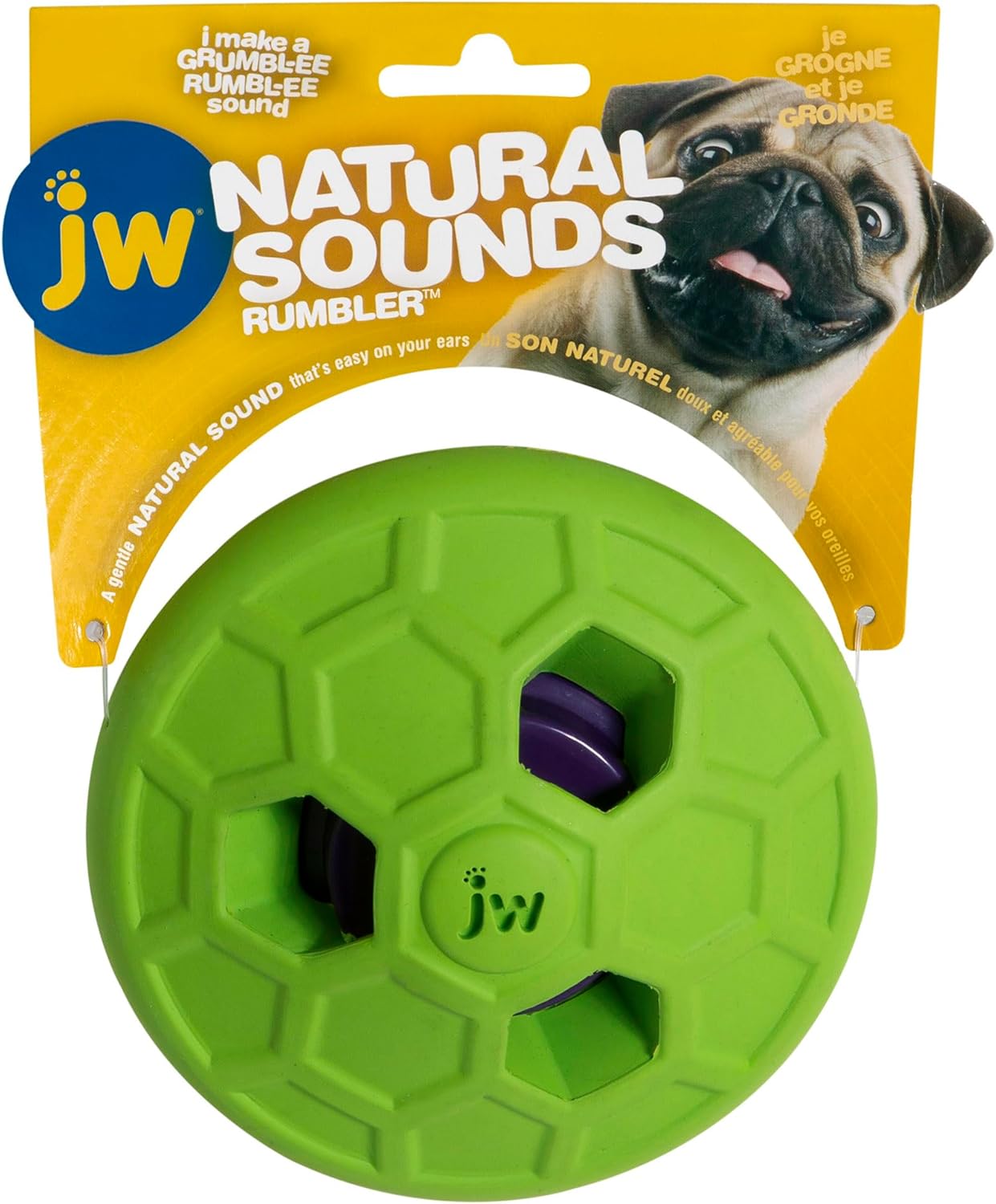 JW Pet Natural Sounds Rumbler, Green