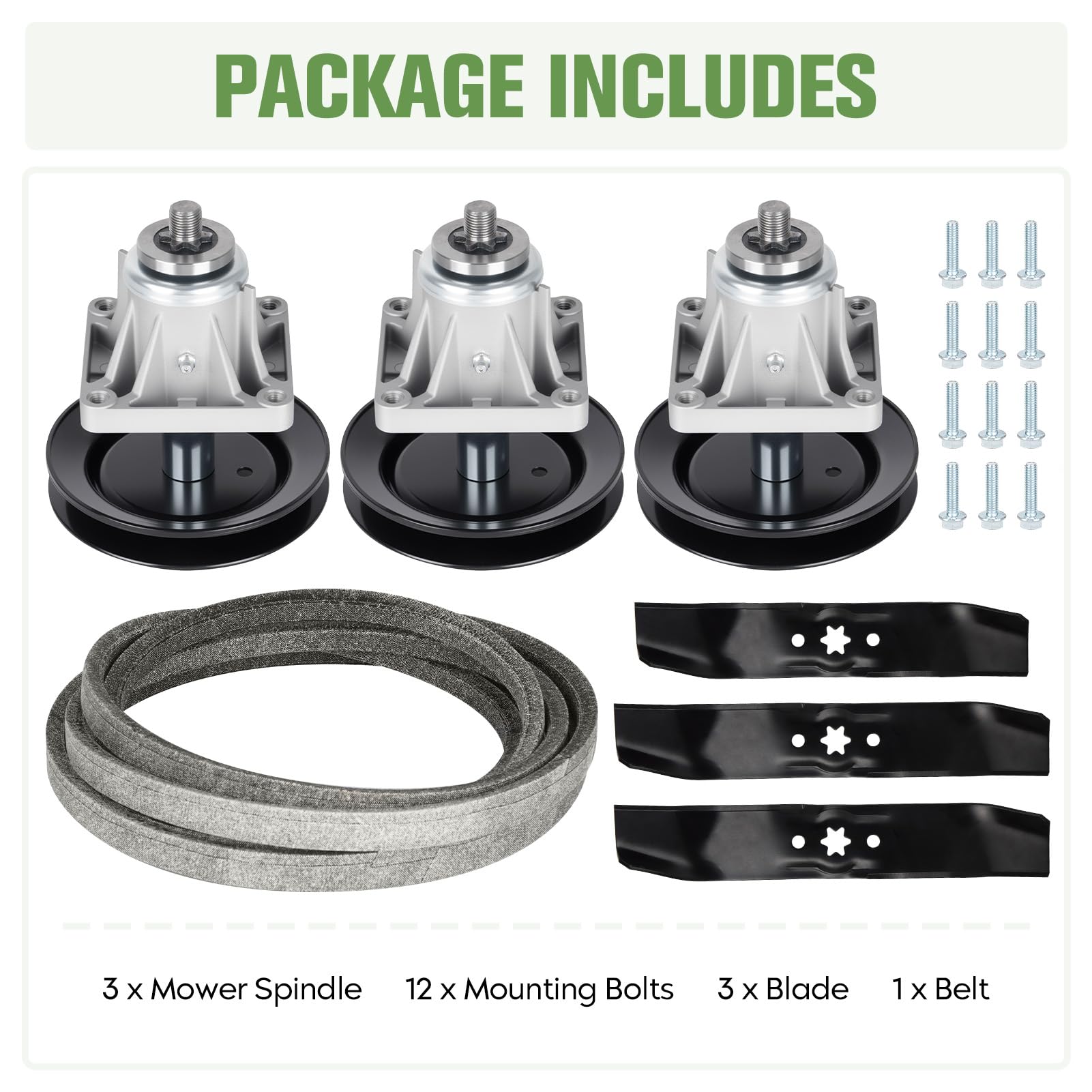 Kit de reconstrucción de cortacésped para Cub Cadet de 46 pulgadas Deck LT 1045 1046 918-0660A 918-0660B 942-0644