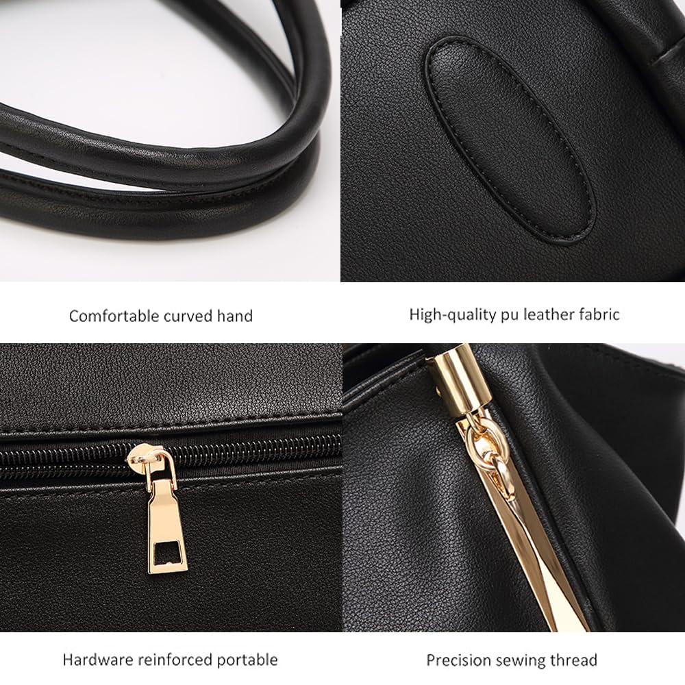 Pahajim Sac Cabas Femme Grand Sac Bandoulière Femme Pu Cuir Sac Fourre Tout Shopper Souple pour le Shopping, le Travail et les Voyages