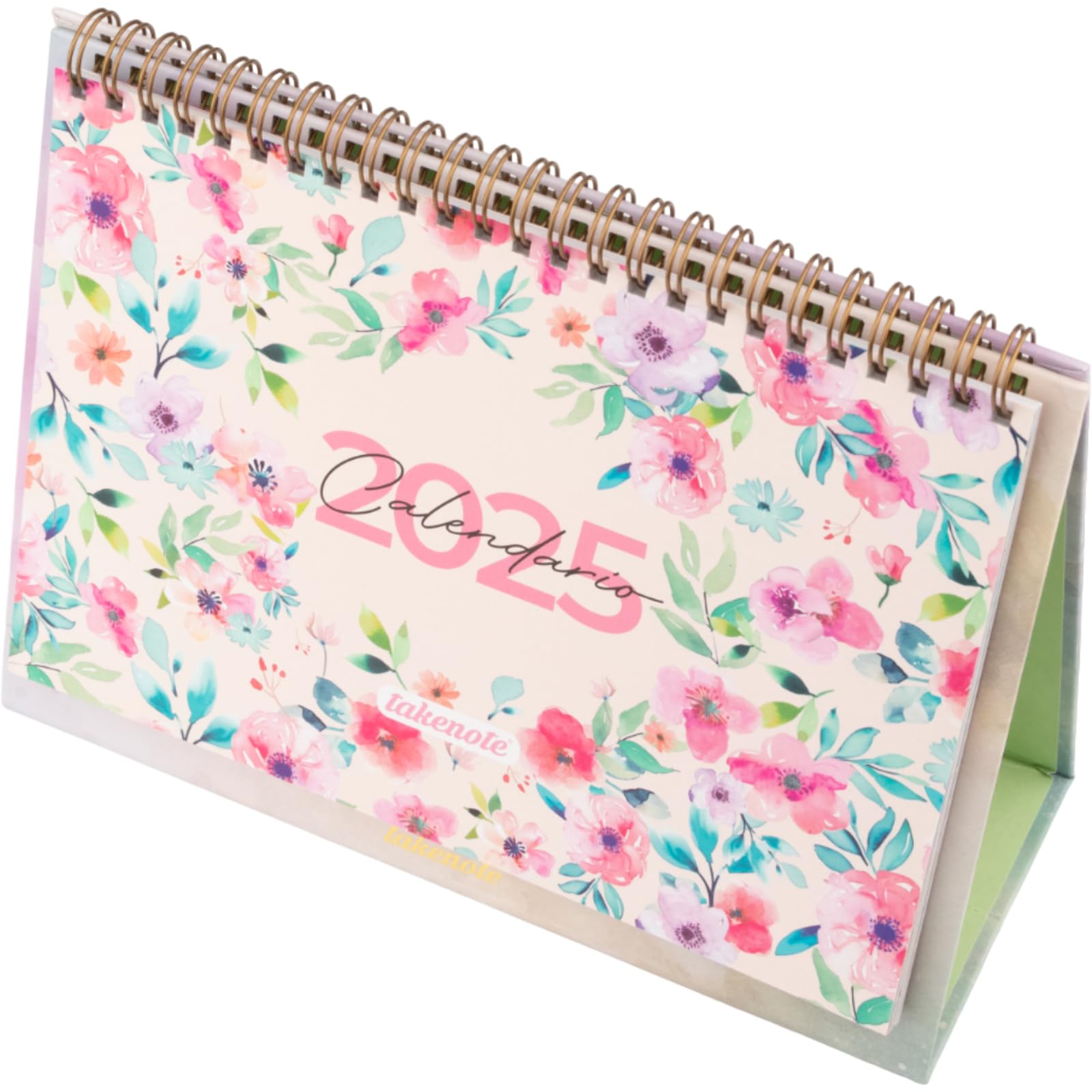 Desktop Calendar 2025, Monthly January to December, Spanish and English, Size 21.5 x 15.5 cm - Image 4