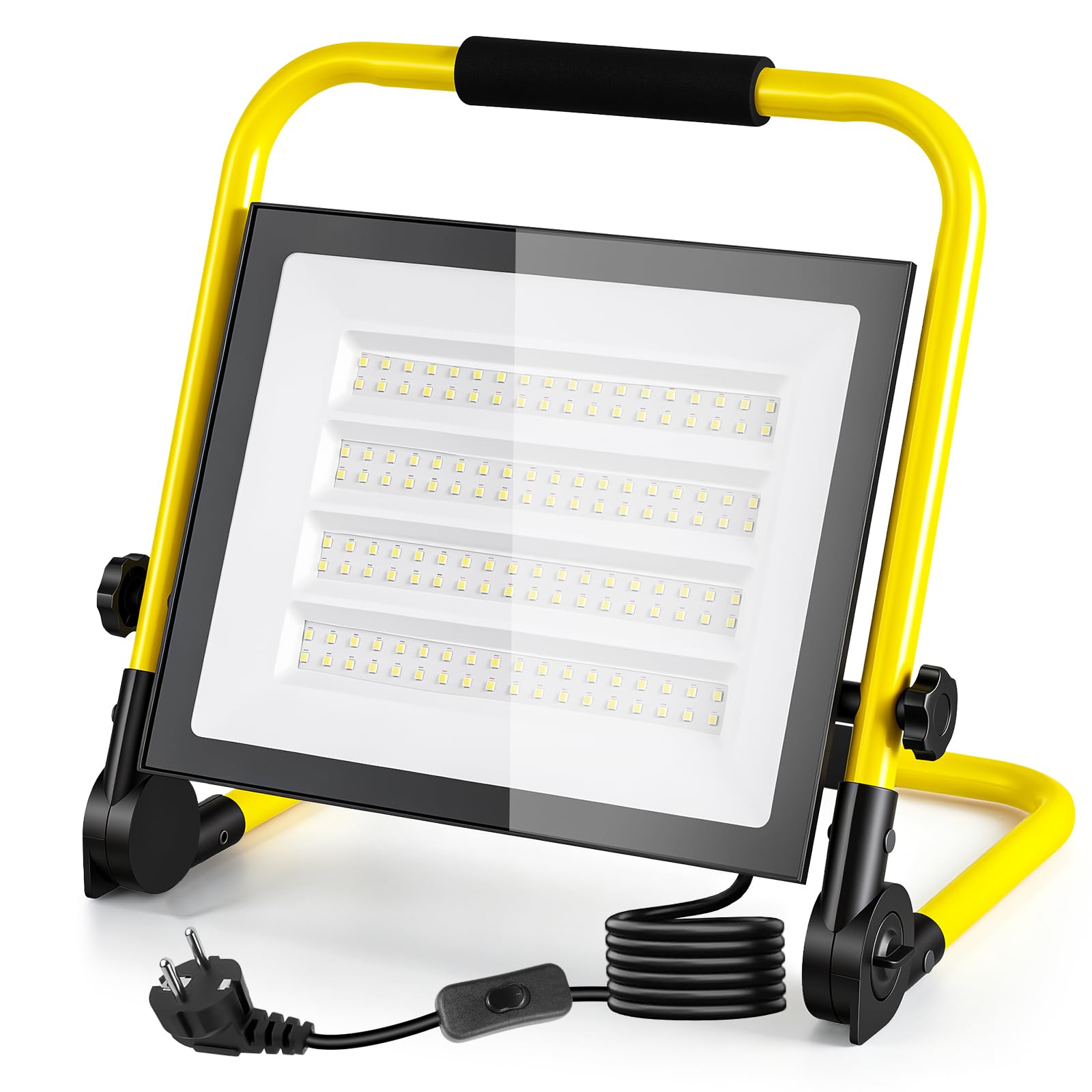 LED Baustrahler 200W 100W 50W Helligkeit Einstellbar LED Arbeitsleuchte