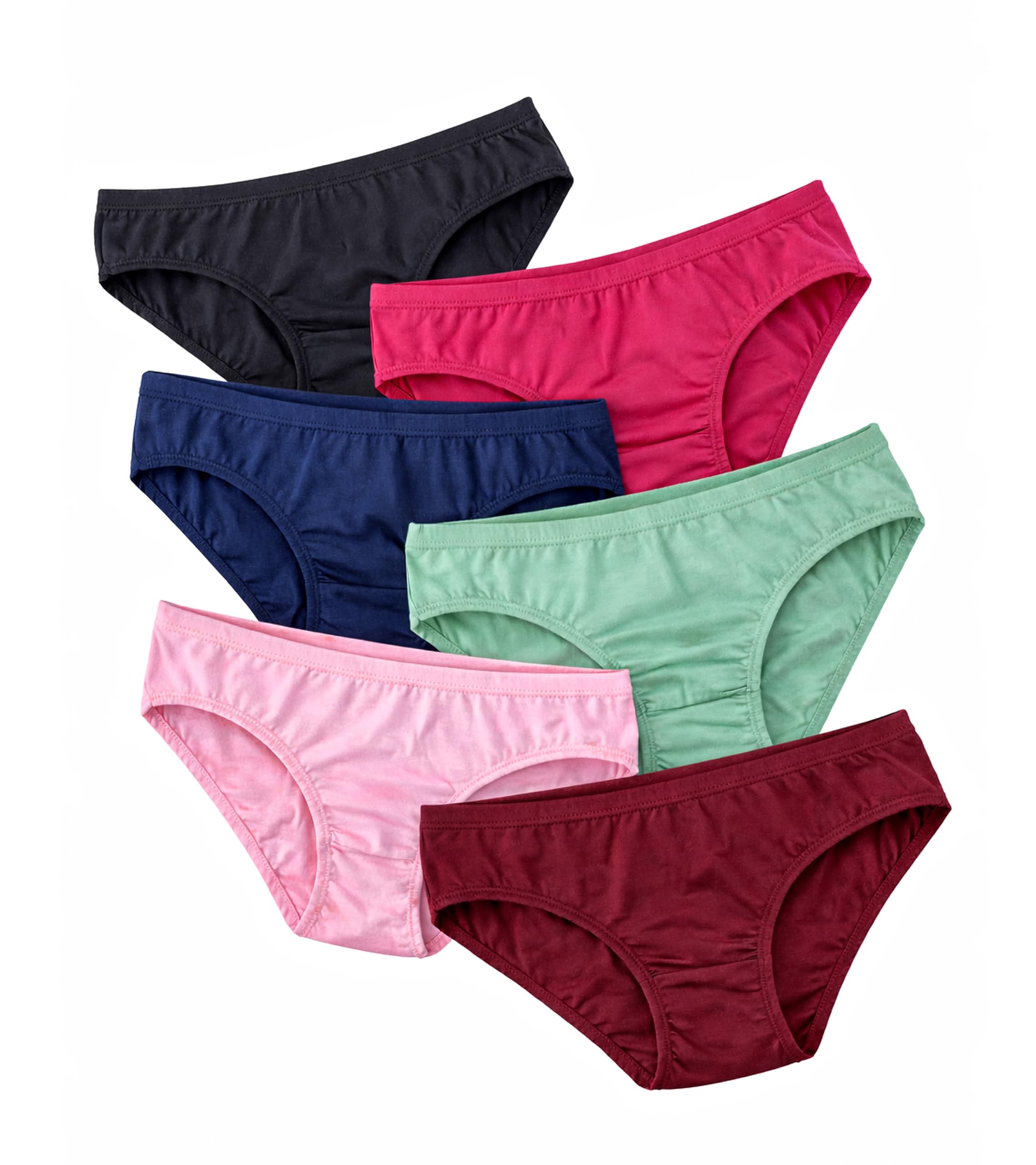Women Hipster Panties Combo, Soft Breathable Stretchable Regular Fit Briefs with Mid Rise Waistband, Full Coverage Comfortable Underwear for Ladies Everyday Innerwear-image-27