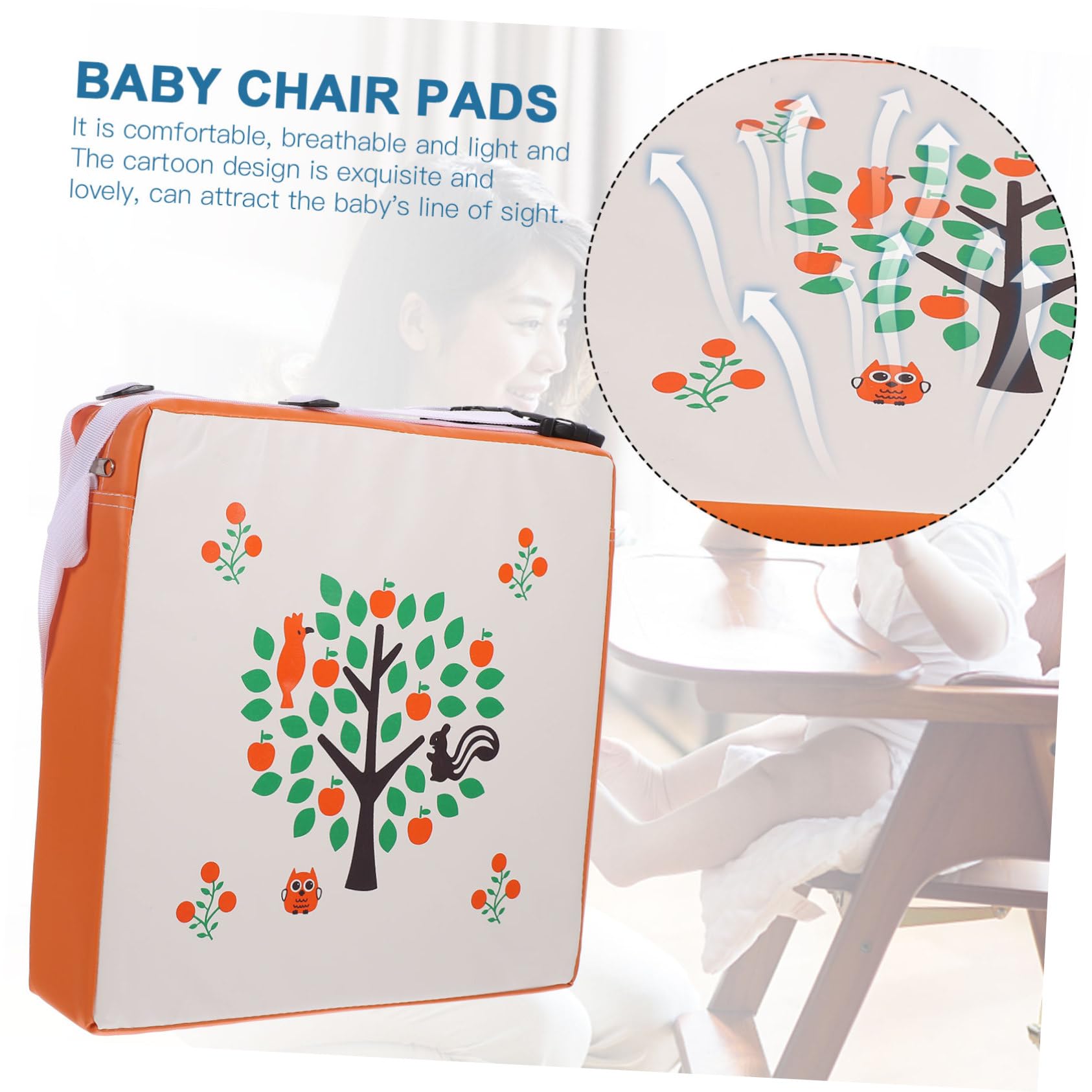 Toyvian Portable 1 Pc Almohadilla De Refuerzo Cojín De Aumento De Viaje Trona Para Bebe De Refuerzo Almohadilla De Para Niños Pequeños Silla Niño Pequeño Levantar Almohadilla