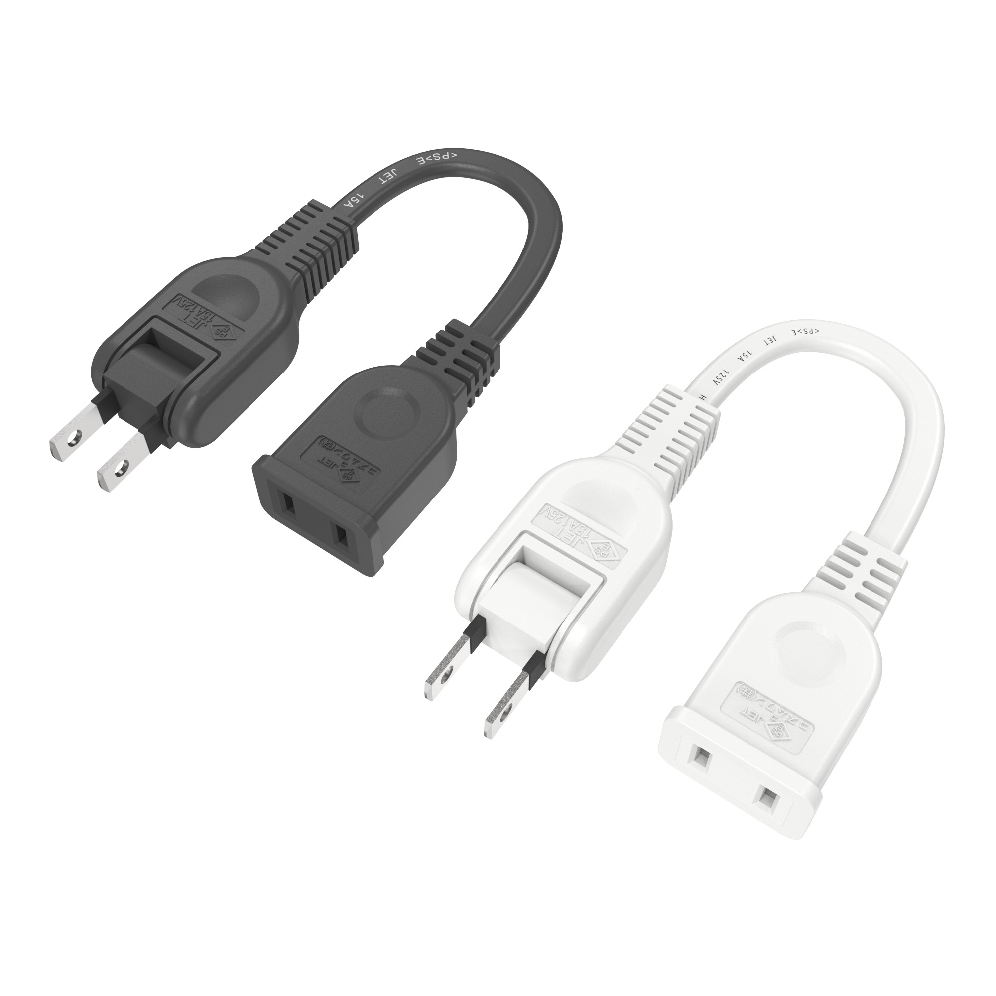 Amazon.co.jp: 【3本セット】延長コード 10cm 電源タップ 1個口