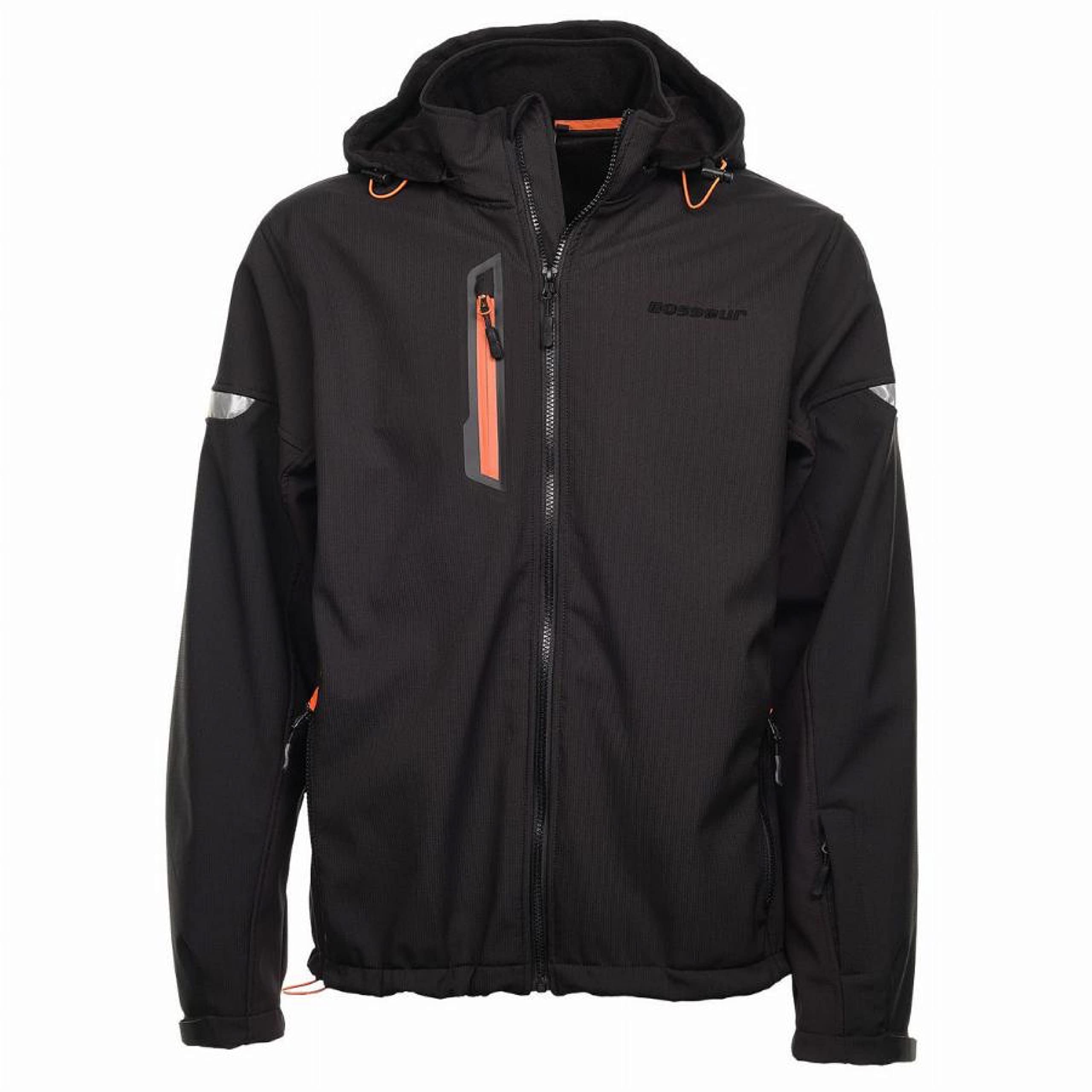 Veste Softshell doublée Trident BOSSEUR taille S gris noir résistant