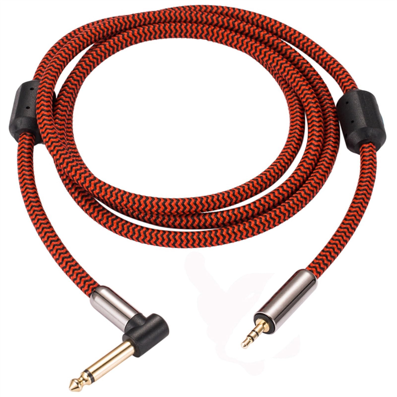 kabel audio do gitary Kabel Audio Hifi 3.5 Mini Jack Do MONO 6.35 1/4 "Jack TS Do Gitary Organy Elektryczne Kąt 1/4 Cal Kabel (Color : 01, Size : 8meter)