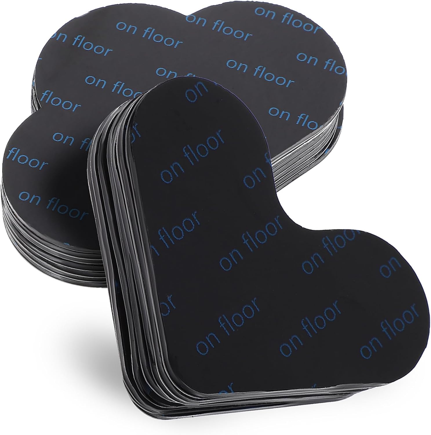SOLUSTRE 16pcs Non-Slip Rug Pads Stickers for Hardwood Floors and Tile Heart and Cloud Shape Rug Tape Easy to Use Holders for Area Reduces Bunching and Sliding