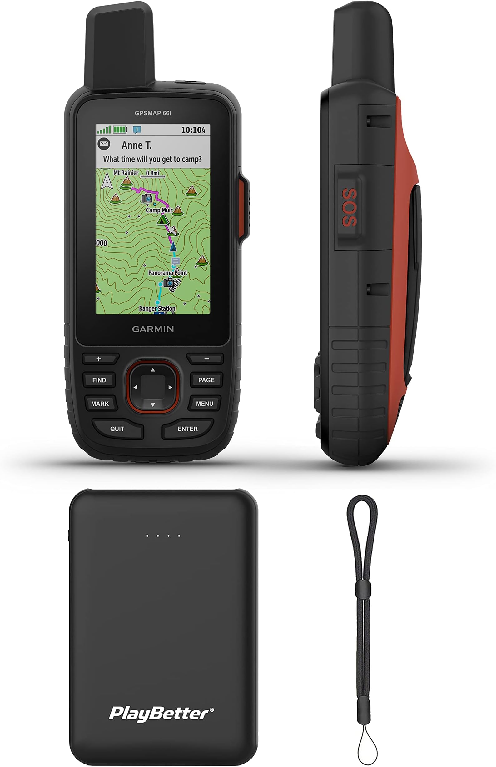 Garmin GPSMAP 66i Hiking GPS Tactical Bundle with