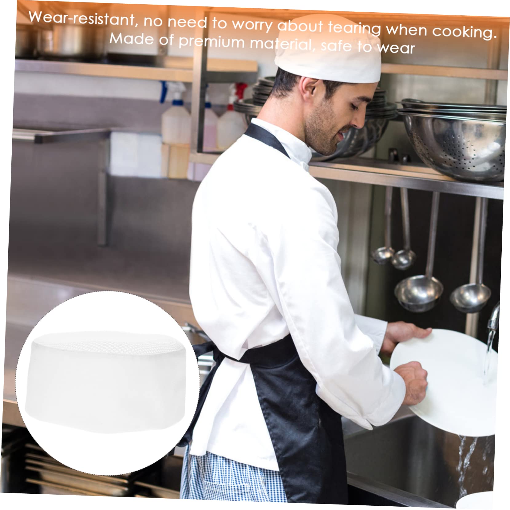 5 Piezas Sombrero De Cocinero Gorro De Cocinero Percheros para Gorras De Beisbol Estibador Sombrero De Damas Sombreros De Cubo Gorra De Béisbol Tapa Gorra Poliéster