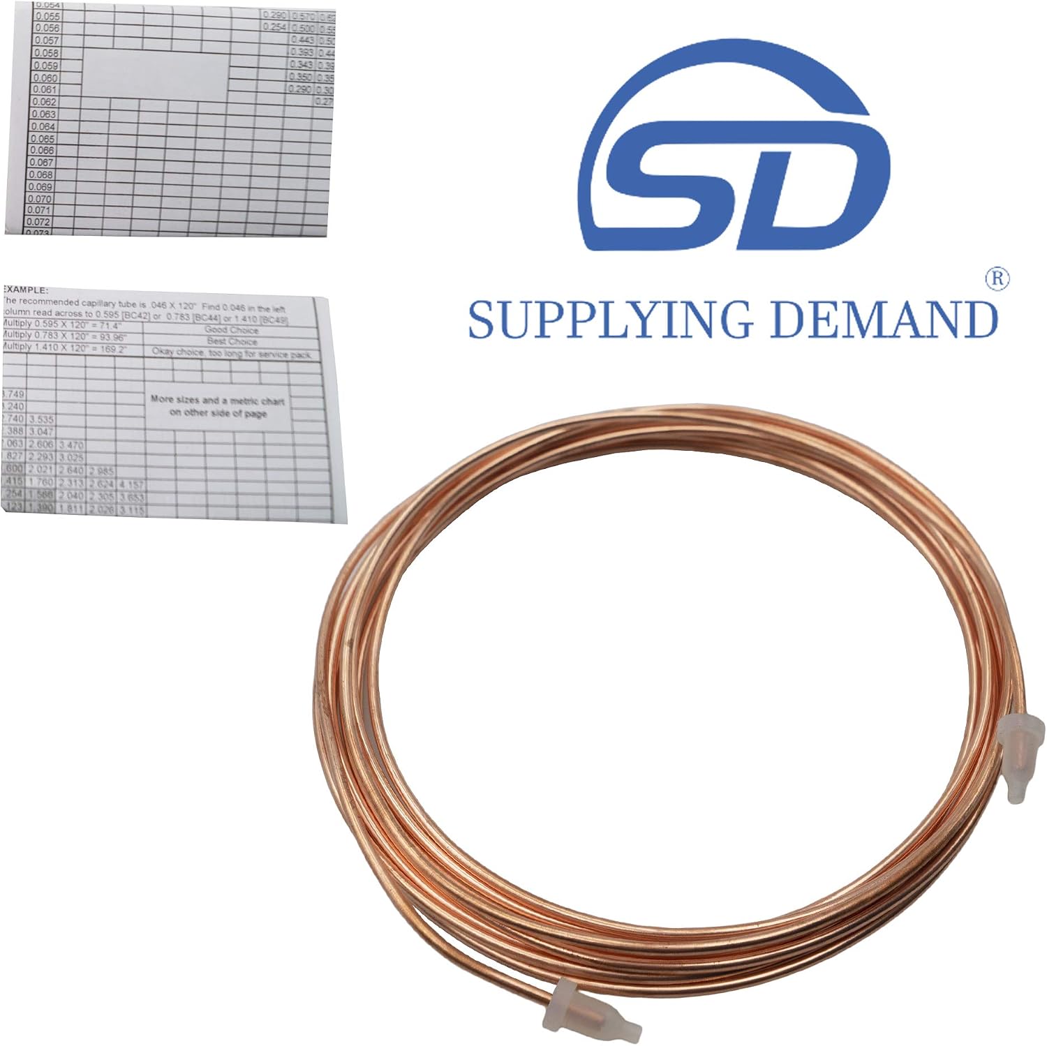 Supplying Demand BC46 12 Feet BC Series Capillary Tubing .046 Inch ID x .093 Inch OD