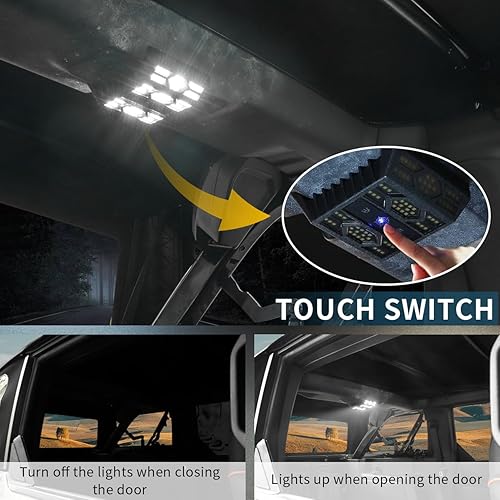 Miniatura 4 de Luces de techo LED traseras compatibles con Ford Bronco 2021 2022 2023 2024 4 luces de lectura de 4 puertas, accesorios de decoración interior con