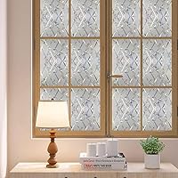 Vista 6 de Película de privacidad para ventana, película 3D de vitrales, calcomanías decorativas de vinilo para ventana, película de adherencia estática