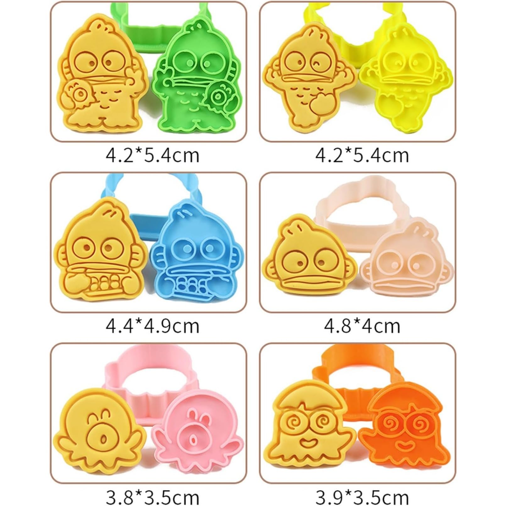 Amazon｜ULOVEJOYクッキー 型抜きハンギョドン クッキー型 6個セット