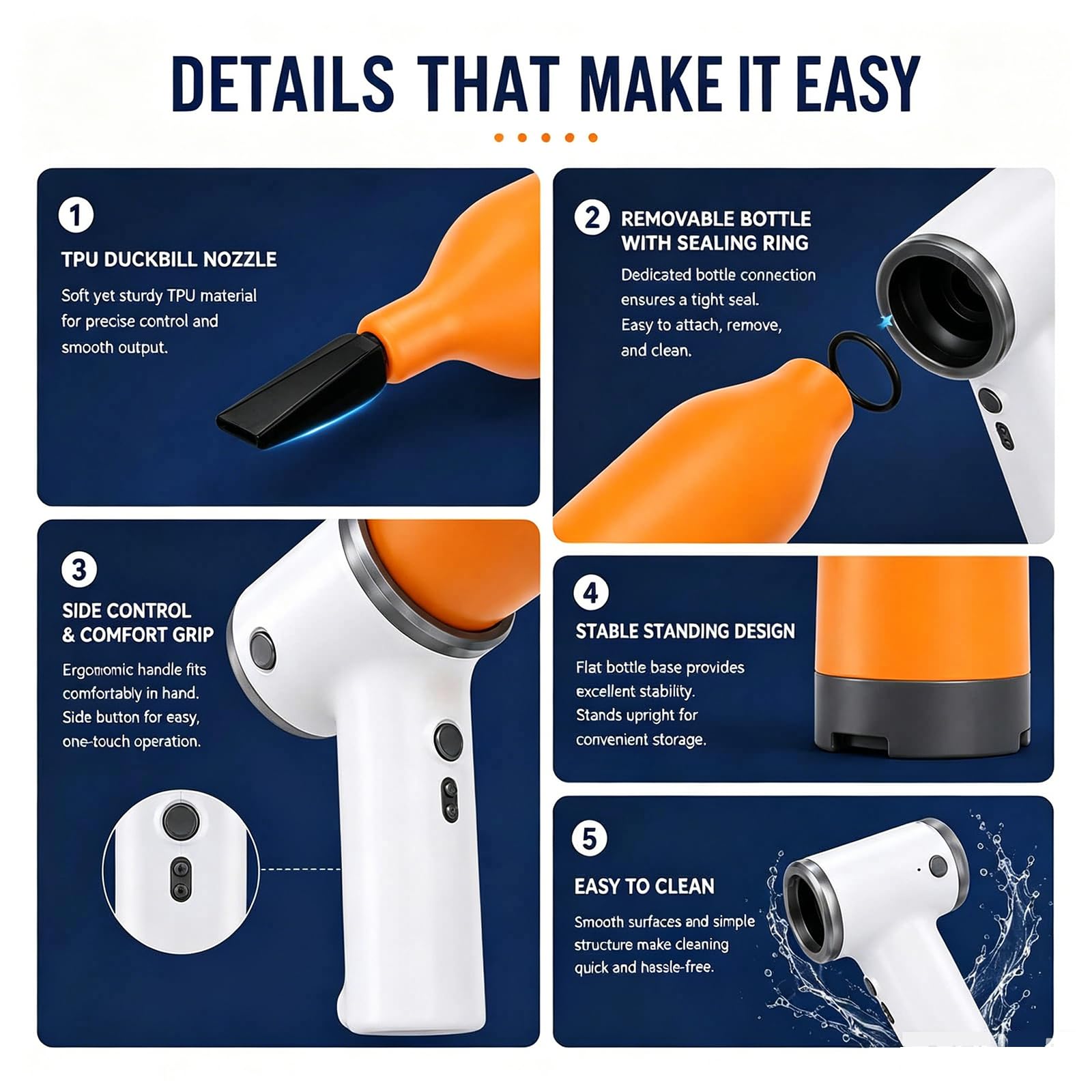 Pompe à résine pour imprimante 3D, capacité de 300 ml, buse de canard, outil d'aspiration pour résine recyclée, compatible avec la plupart des imprimantes 3D